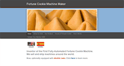 Desktop Screenshot of fortunecookiemachine.com